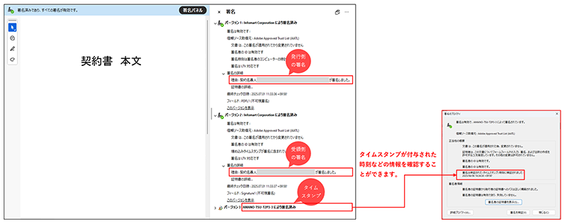 電子契約において「誰が」「何を」「いつ」合意したかを証明する電子署名とタイムスタンプ